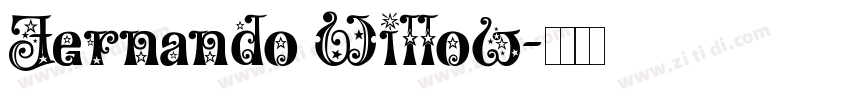 Fernando Willow字体转换